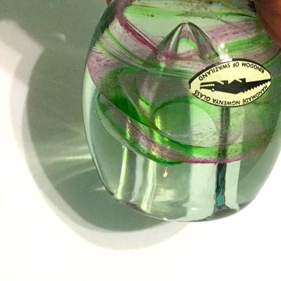 Vintage Ngwenya Glass Swirl Glass Candlestick - Picture 3 of 5